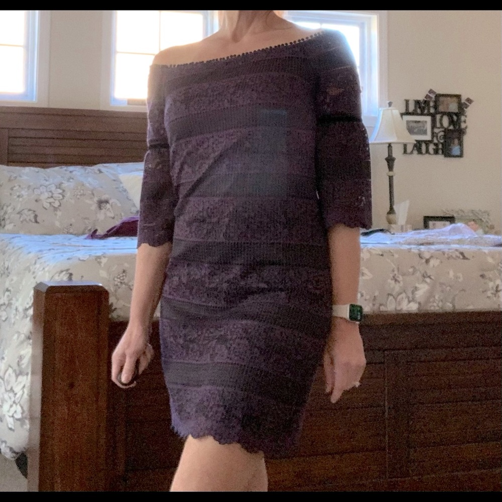 Gorgeous plum colored dress